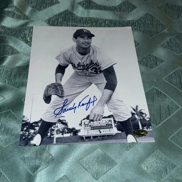 Los Angeles Brooklyn Dodgers sandy koufax Signed Autographed - Picture 1 of 1